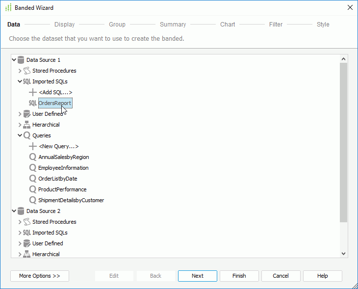 Select Data