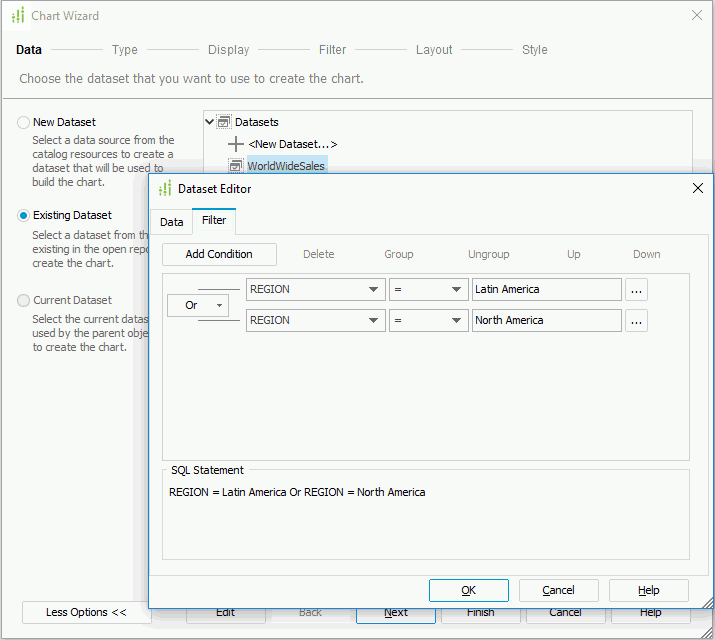 Filter Dataset