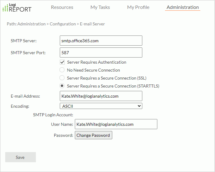 Office 365 SMTP Server