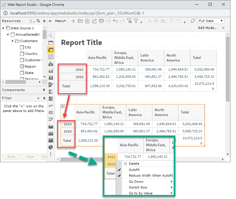 Reduce Width When Autofit